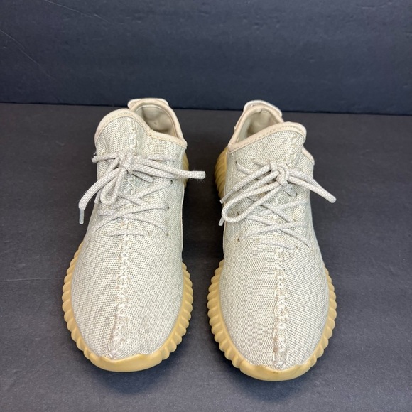Adidas Yeezy Boost 350 V2 Size 7.5 Low Cream Triple White CP9366 Ape 779001 - Picture 3 of 11
